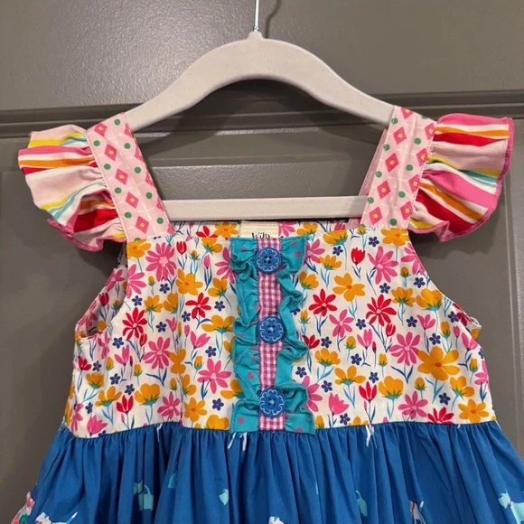 💖SOLD💖 Wildflowers Multicolor Floral Dress - Picture 2 of 7